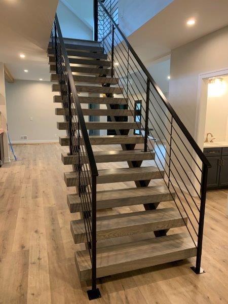 Dual Stringer Staircases